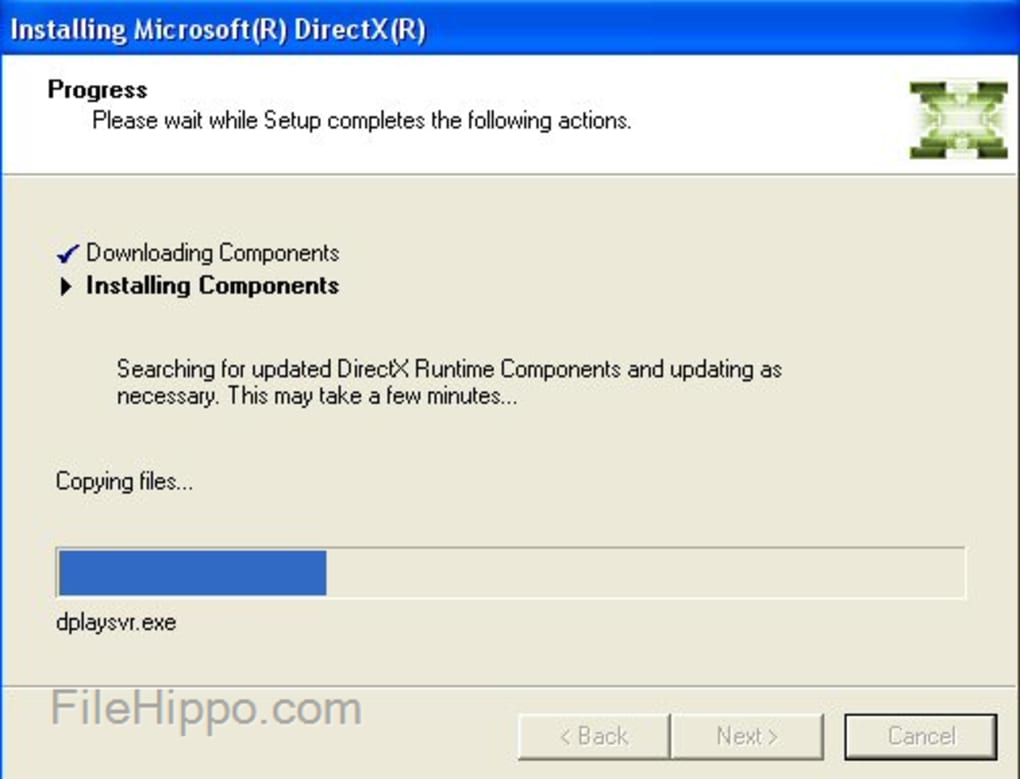 dx9 update windows 10